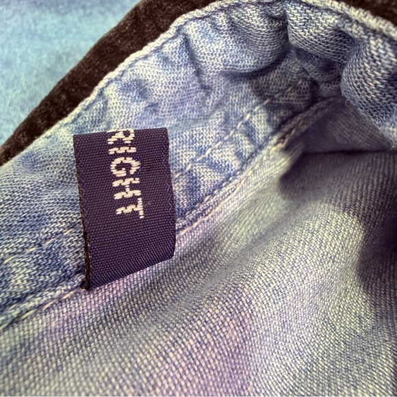 Vintage 90s Let’s Quiz Again Ugly Christmas Denim‎ Shirt Western Cowboy Cats L - Picture 11 of 12